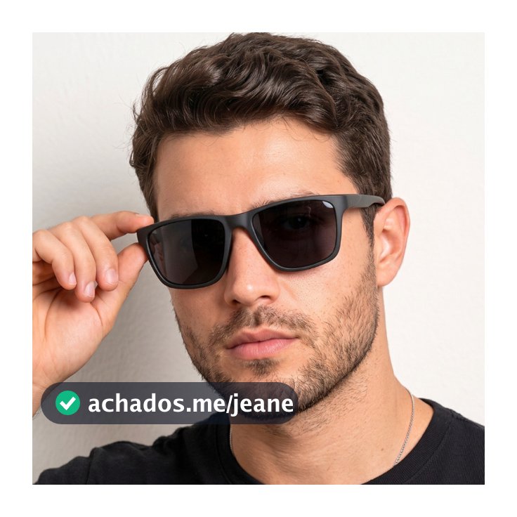 Óculos de Sol Roma Retangular Premium Estilo Esportivo uv400 Unissex - Cacife Brand