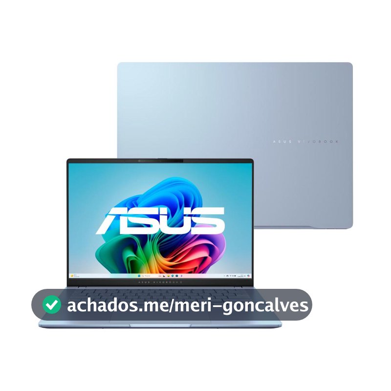 Notebook ASUS Vivobook S14 OLED S5406SA Intel Core Ultra 7 256V 16Gb Ram 512Gb SSD Win11 Home 14" FHD 120Hz Blue -PP218W