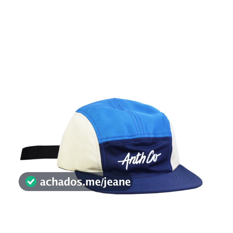 Boné 5 Five Panel Anth Co Aba Reta MultiCor Strapback