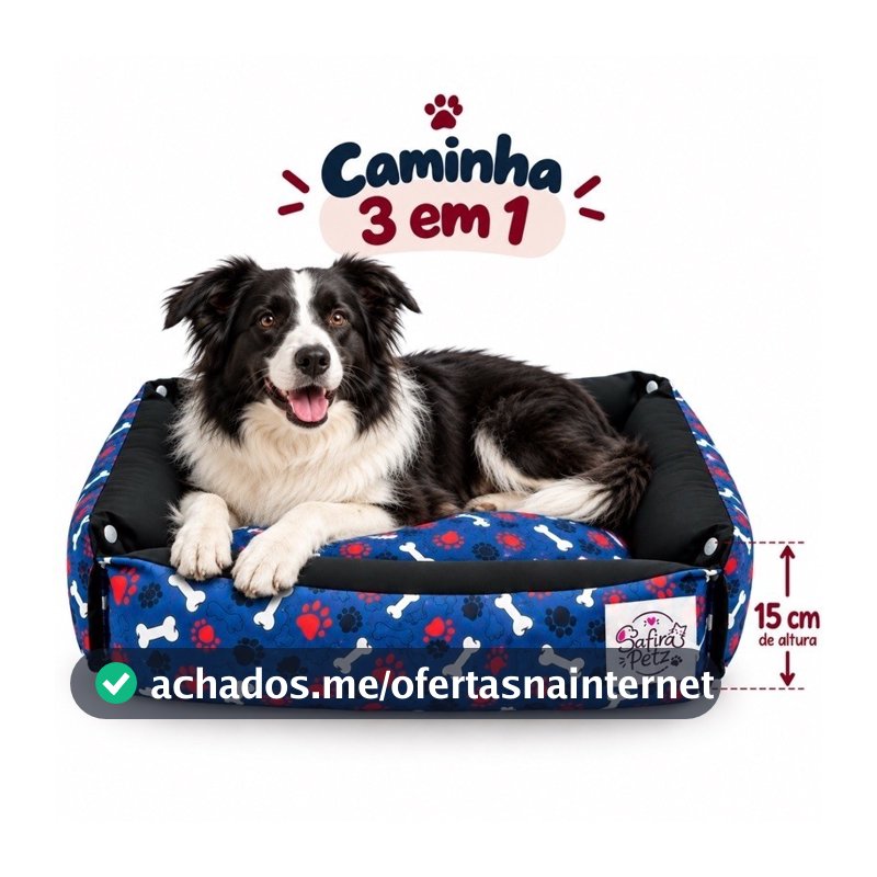 Cama para Cachorro Cama Pet Artesanal 3 formas de usar ! Pequena Media Grande Caminha de Cachorro lavável