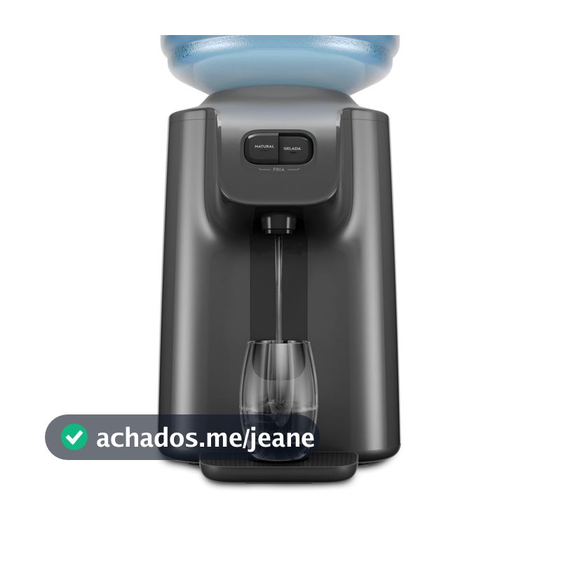 Bebedouro Electrolux Água Gelada. Fria e Natural com Compressor Cinza (BC01X)