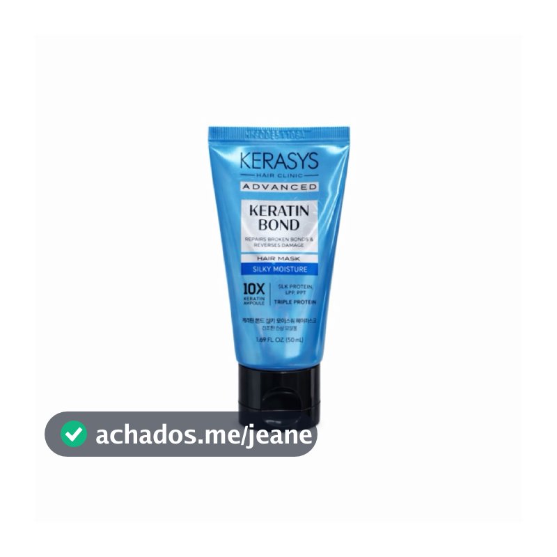 Kerasys - Advanced Keratin Bond Silky Moisture Hair Mask - Máscara de Hidratação 50ml - Miniatura