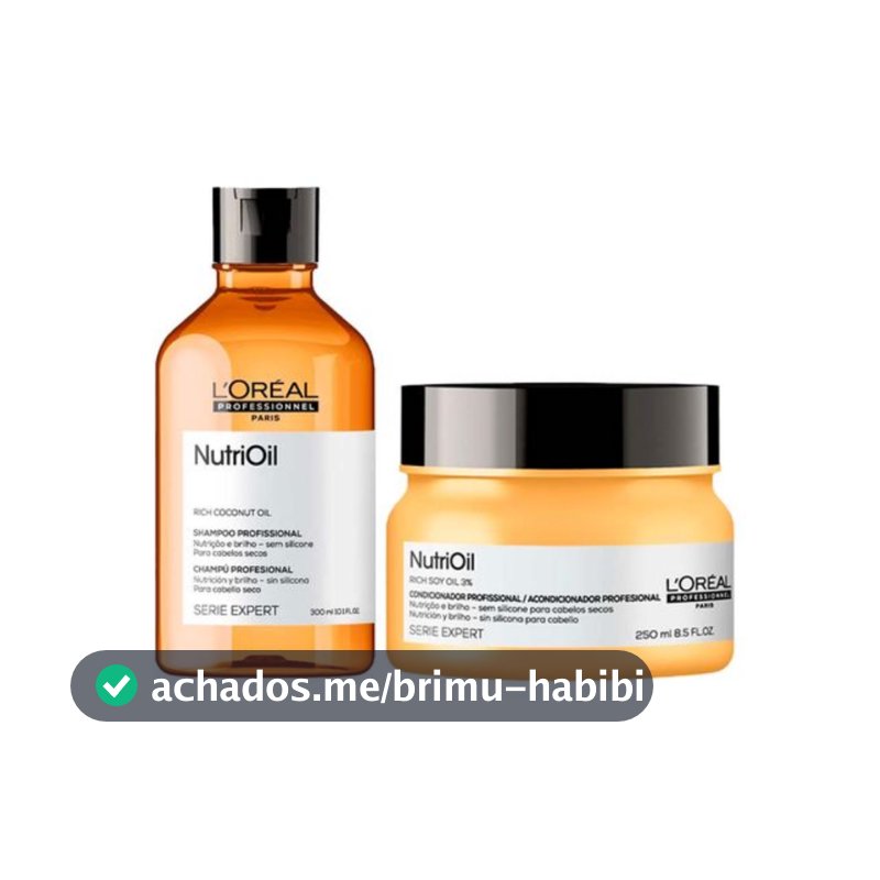 Kit NutriOil Shampoo e Máscara - L'oreal Professionnel