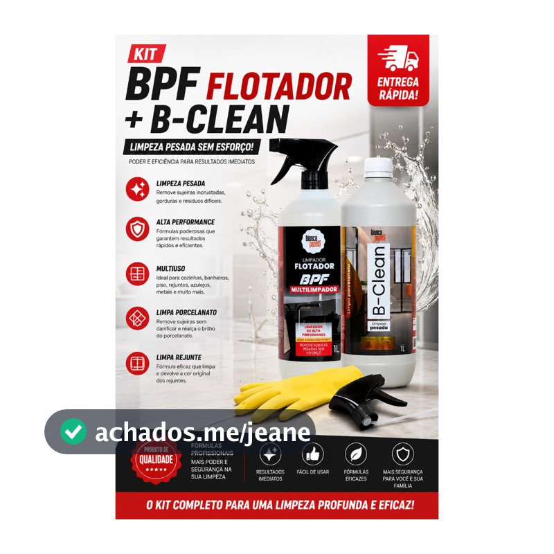 Bianca Pazetti Bpf Flotador + B-Clean + Borrifador + Sanro Luva Latex