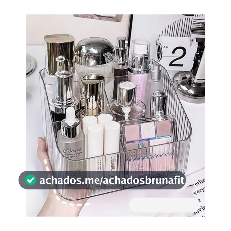 Porta Maquiagem Organizador Multiuso De Acrílico Transparente Batom Cosméticos Make