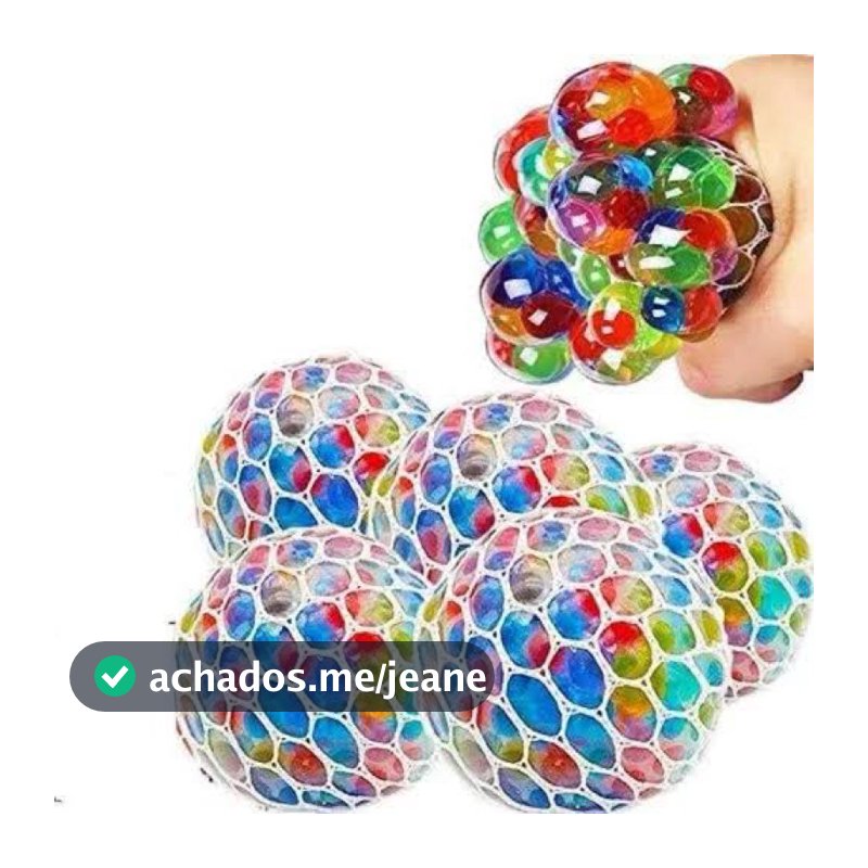 4 Bola Squish Antes Stress coloridas fisioterapia e diversão