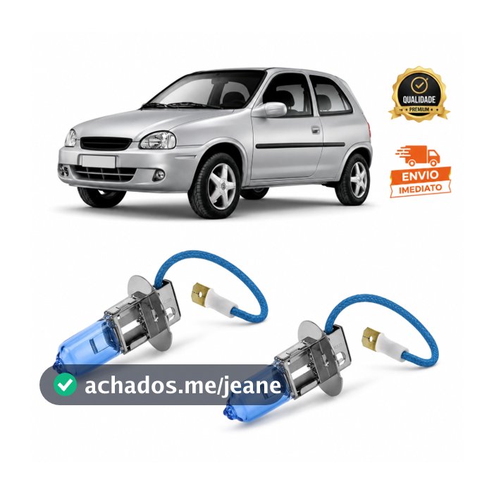 Par Lampada Super Branca Farol de Milha Corsa Wind 1996 1997 1998 1999 2000 8500K H3