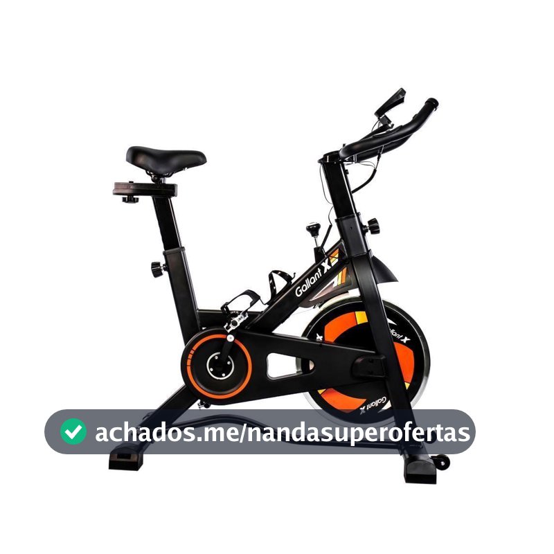 Bicicleta Ergométrica Gallant Elite X Spinning Roda De Inércia 8Kg Ate 110Kg Mecânica (GSB08HBTA-PT)