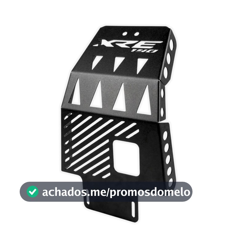 Protetor de Cárter Honda XRE 190 Chapa Reforçada Aço Carbono 2016 a 2026