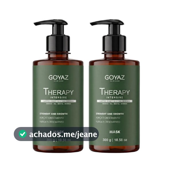 Kit 2  Máscaras Terapia Capilar  I Goyaz Hair Care