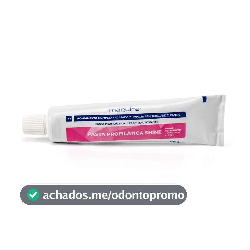Pasta Profilática Shine - Maquira Embalagem com 90g Tutti-Frutti