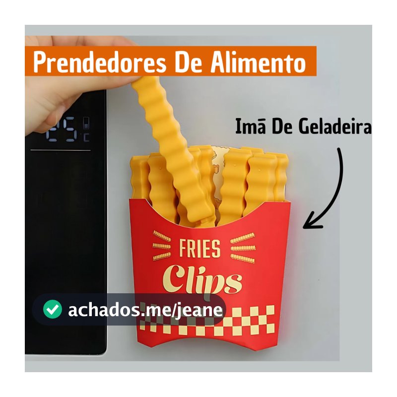 12 pregadores Seladoras Batatas Fritas À Prova De Umidade 12 Clipes De Vedação De Conservação Fresca Ímã