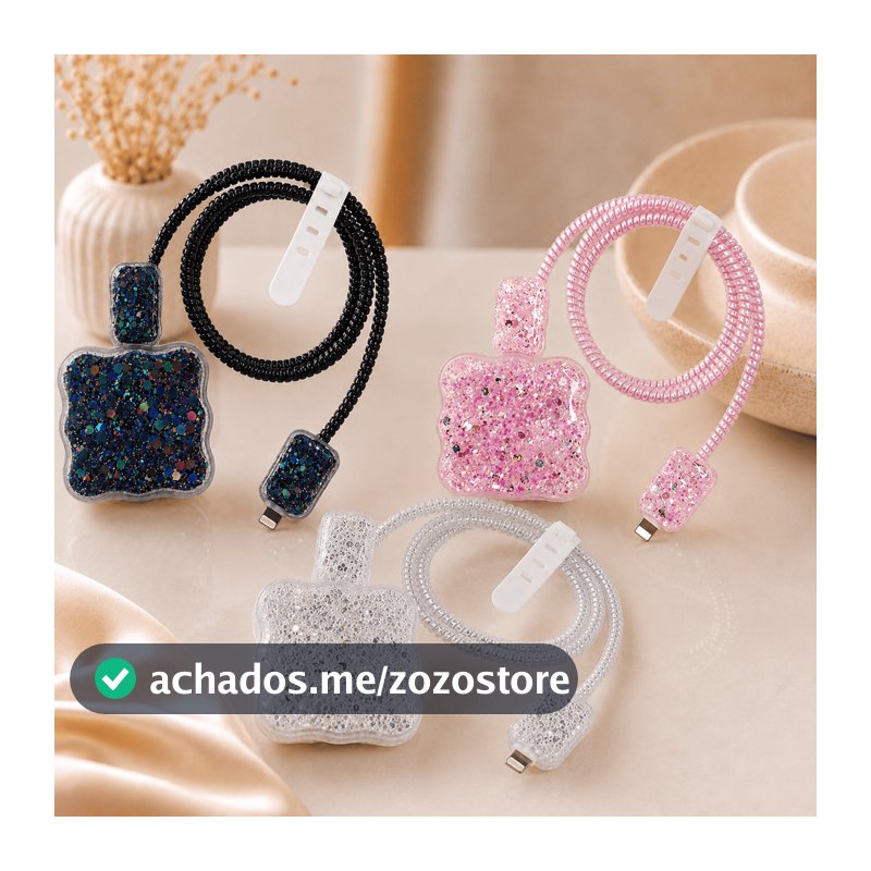 Capa Protetora Do Carregador iPhone fonte USB-C  Cabo De Silicone