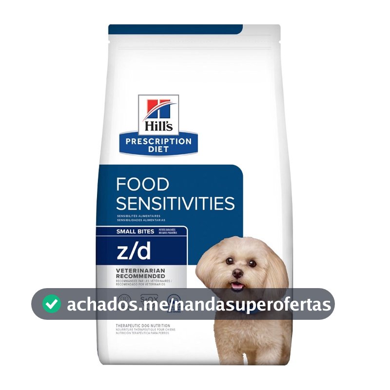 RAÇÃO HILLS ZD CÃES ADULTOS GOOD SENSITIVITIES PEDAÇOS PEQUENOS 3.17KG