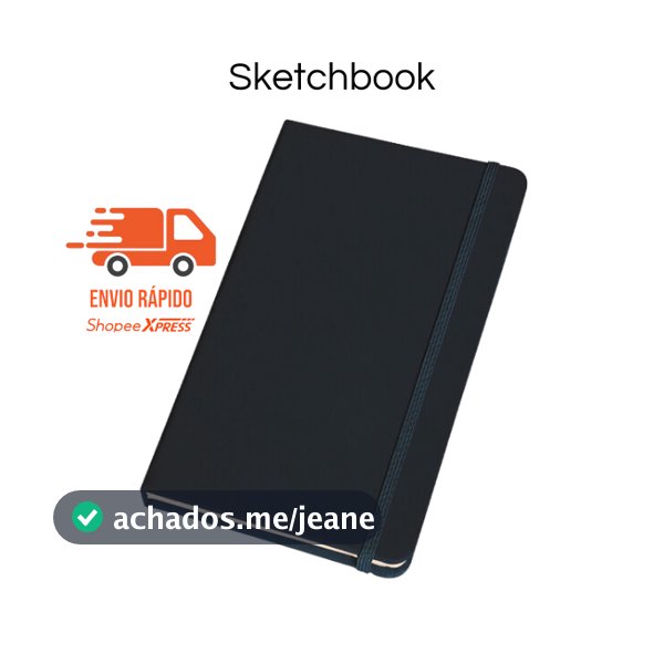 Caderneta "BOLSO" 14x9 SKETCHBOOK DE Anotações tipo Moleskine PEQUENO Emborrachado Com e Sem Pautas