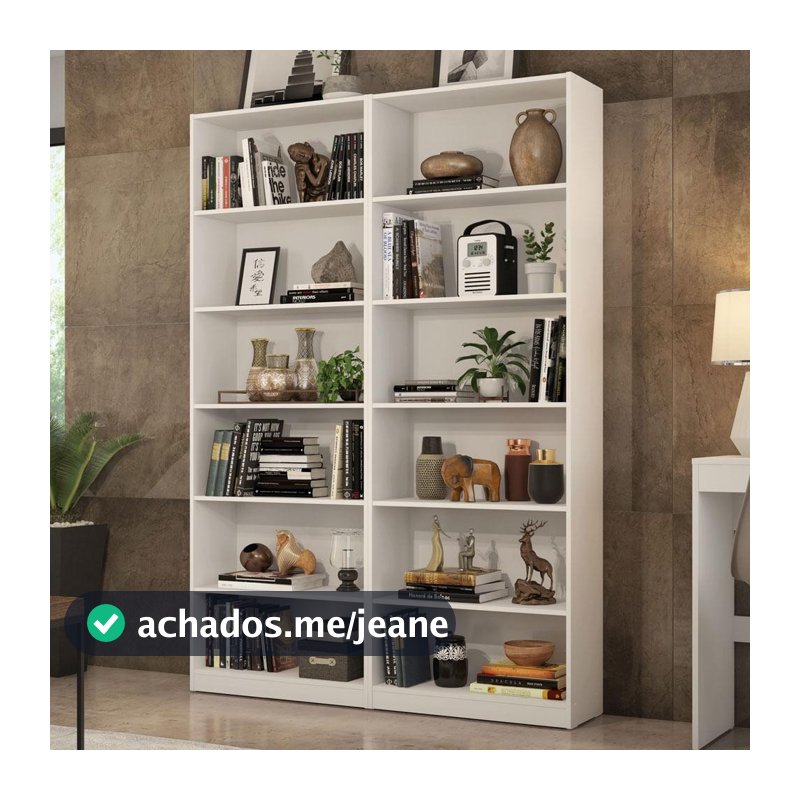 Kit Madesa com 2 Estantes Livreiro 6908