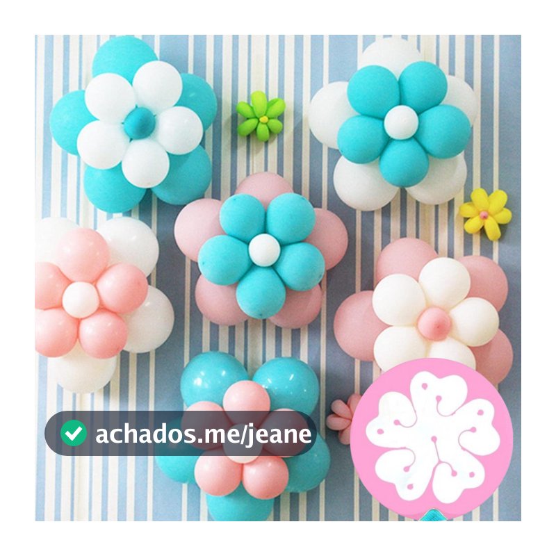 Clipe Suporte Para Fazer Flor De Balão Bexiga Para Festas e Decorações