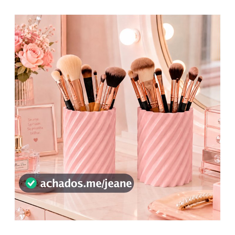 Organizador Pincel de Maquiagem Multiuso Espiral para Cosméticos Pincéis e Acessórios de Beleza