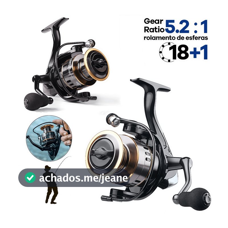 HD1000-7000 Molinete De Pesca De Metal EVA Max Arraste 10kg Cana Em Água Salgada