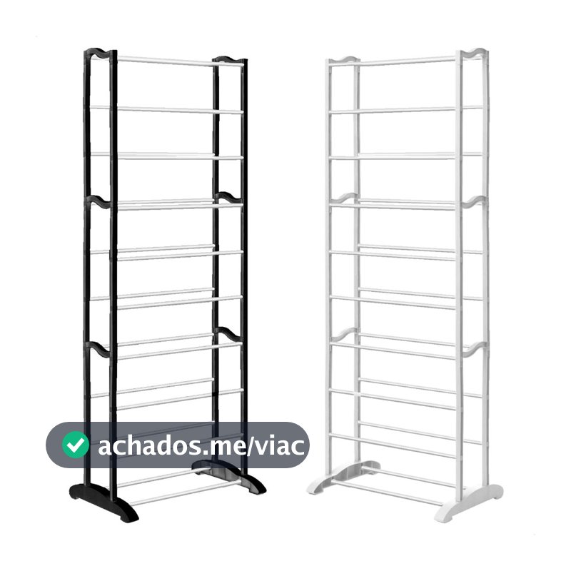 Sapateira Vertical de Porta 10 Andares Prateleira Organizadora