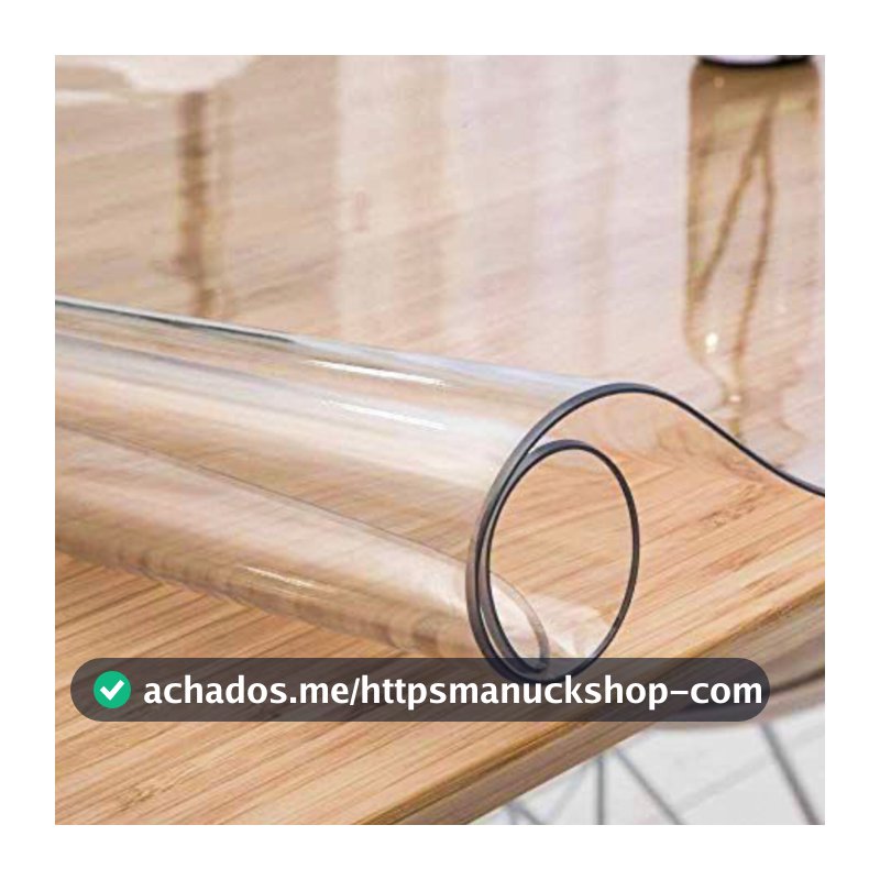 Plástico Pvc Cristal 2.0mm Ultra Grosso Toalha de Mesa Transparente Impermeável - Vários Tamanhos