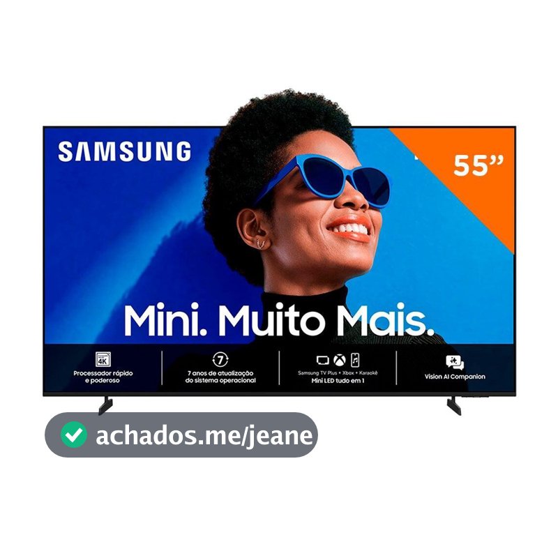 Smart TV 55" Samsung Mini LED Vision AI 4K - M75H (2026)