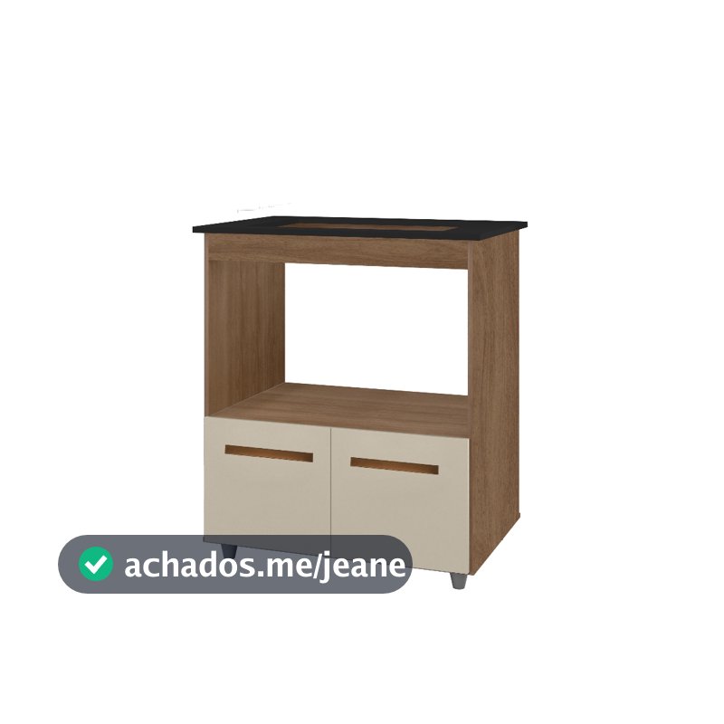 Balcão Cooktop 4 E 5 Bocas Com Espaço Para Forno- ELISA Envio Imediato