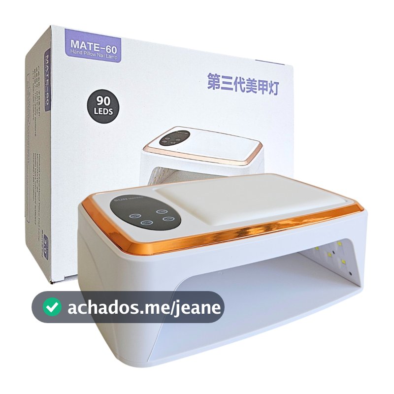 Cabine De Secagem De Unhas Com Apoio De Mãos 380w Sun Mate60