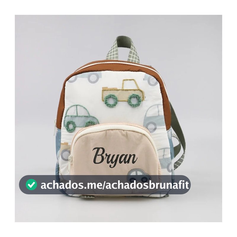 Carro Bordado Mochila Infantil Nome Personalizado Mochilas Saco De Caminhada Sacos De Fraldas Personalizados Para Menino