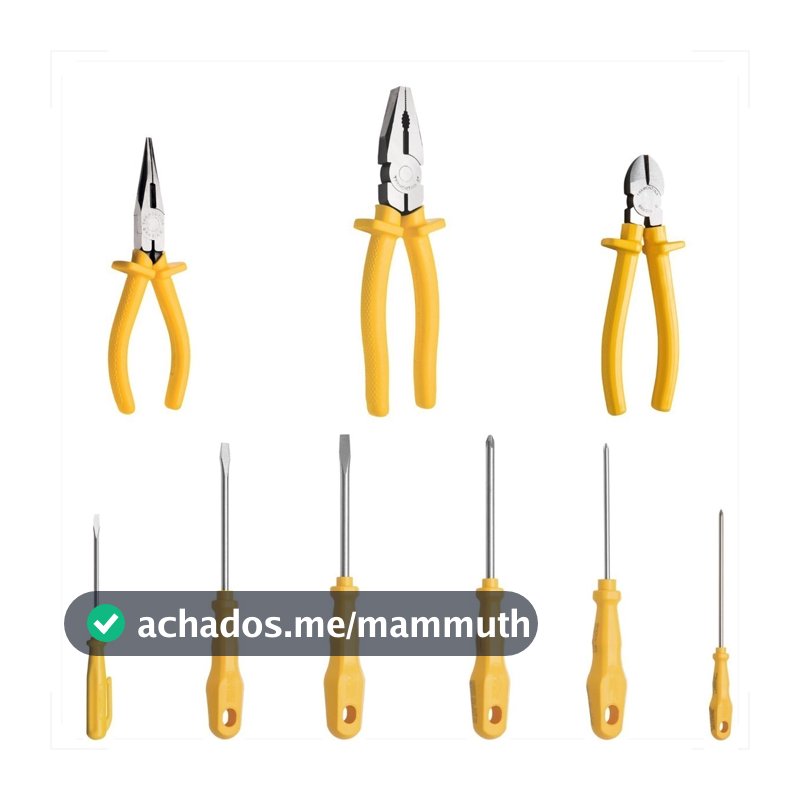 Kit Jogo Ferramentas Tramontina 3 Alicates + 3 Chaves Philips + 3 Chave Fenda