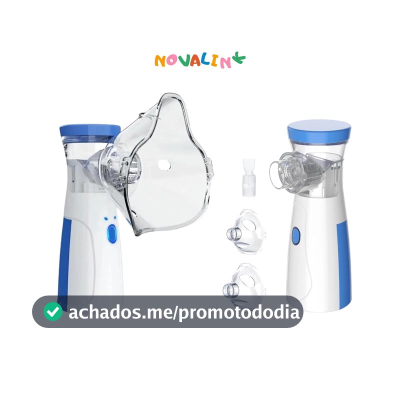 Nebulizador De Malha Portátil mini Inalador Silencioso Automático Ultra-Sônico Adequado
