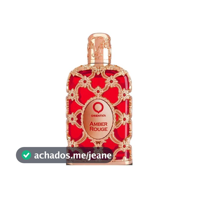 Perfume Amber Rouge Orientica EDP Unissex 80ml