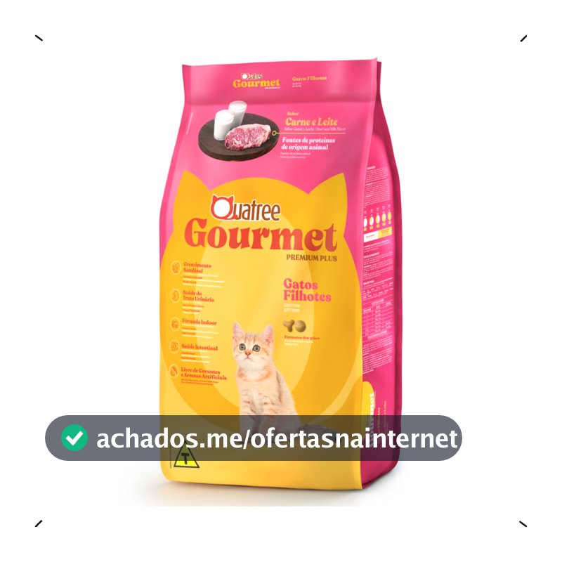 RAÇÃO QUATREE GOURMET GATO FILHOTE 10KG