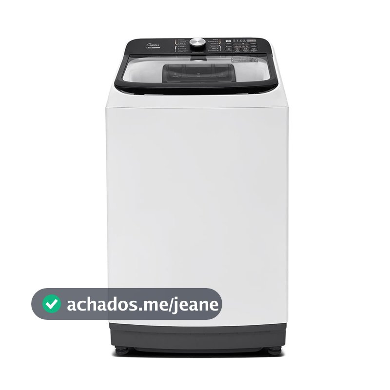 Máquina de Lavar Roupas 15kg Midea Wave Agitator - Branca