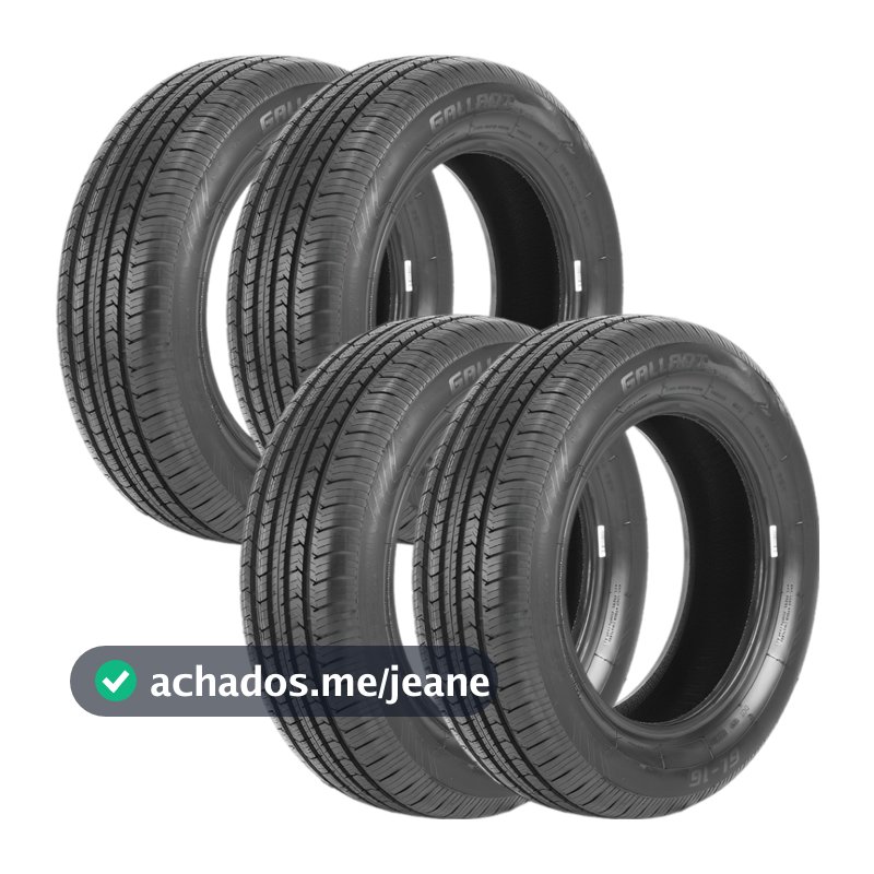 Jogo 4 Pneus 175/60 R14 HIFLY HF-261 79H Novos Aro 14
