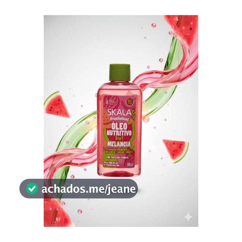 Óleo Nutritivo Skala Frutástica! 5 em 1 Melancia Com Protetor Térmico 90ml