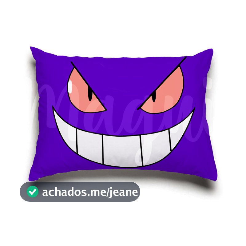 Fronha de Travesseiro Pokebola Pokemon c Zíper - Capa de travesseiro - Fronha de Travesseiro Estampas Variadas