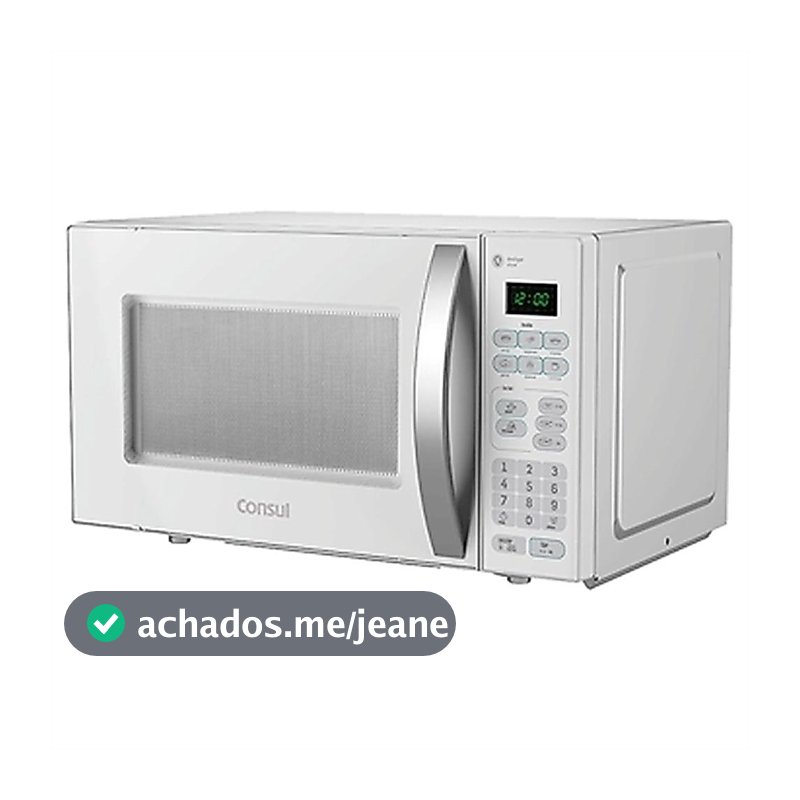 Micro-Ondas Consul 20 Litros CMA20BB | Função Descongelar Prático e Moderno, Branco