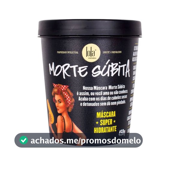 Máscara de Hidratação Lola Cosmetics Morte Subita 450g 1und