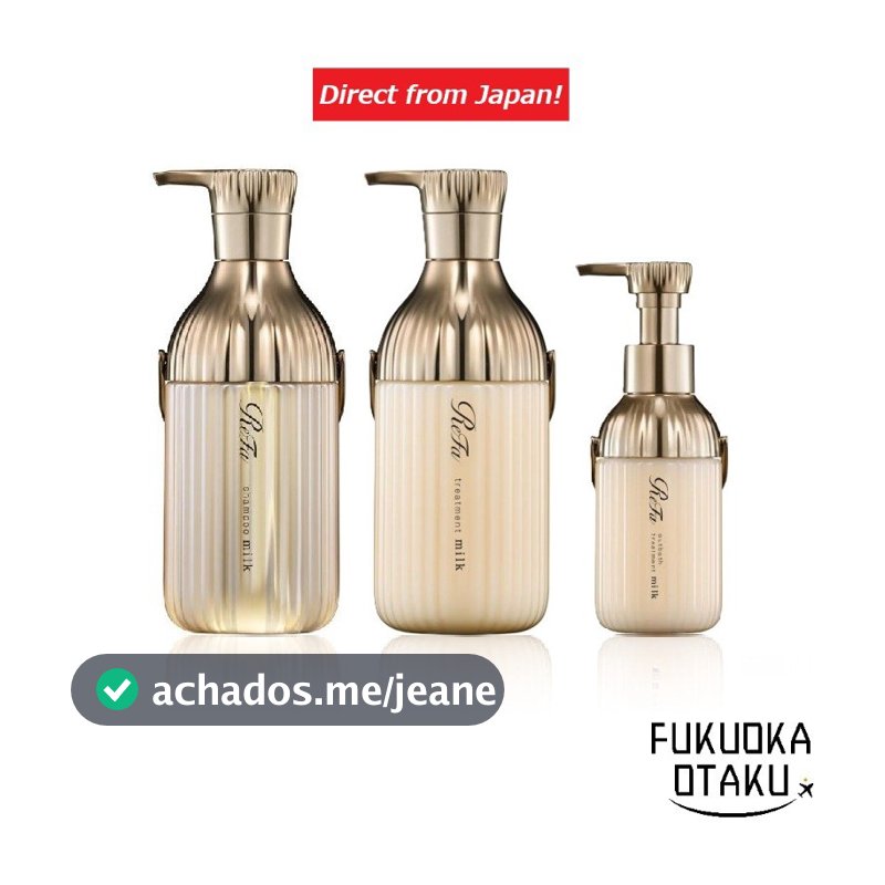 ReFa Leite Protein Royal Shampoo Condicionador Leave-in Tratamento Capilar Feito no Japão【Direto do Japão】