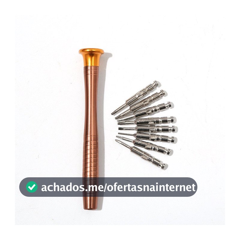 Conjunto de Chave de Fenda 8 Em 1 para Conserto de Smartphones Exbom - KLTE-676