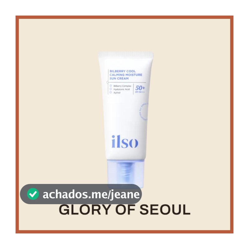 [NEW] ILSO Bilberry Cool Calming Moisture Sun Cream, 50mL