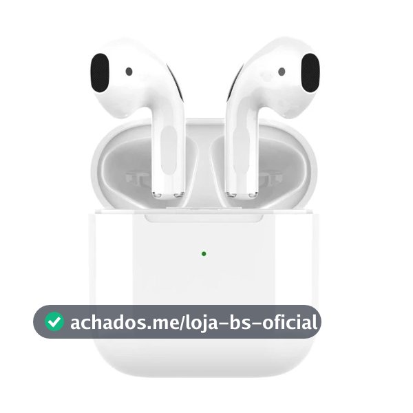 Fone De Ouvido , Pro4 Tws, fone bluetooth 5.0 Para Android e IOS, 15 Metros