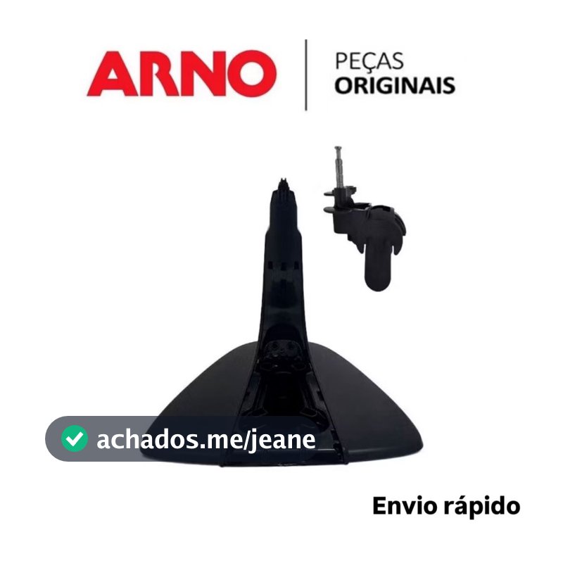 Base Com Pescoço Para Ventilador Arno 40cm Original Pé Do Ventilador Arno + Suporte Do Motor