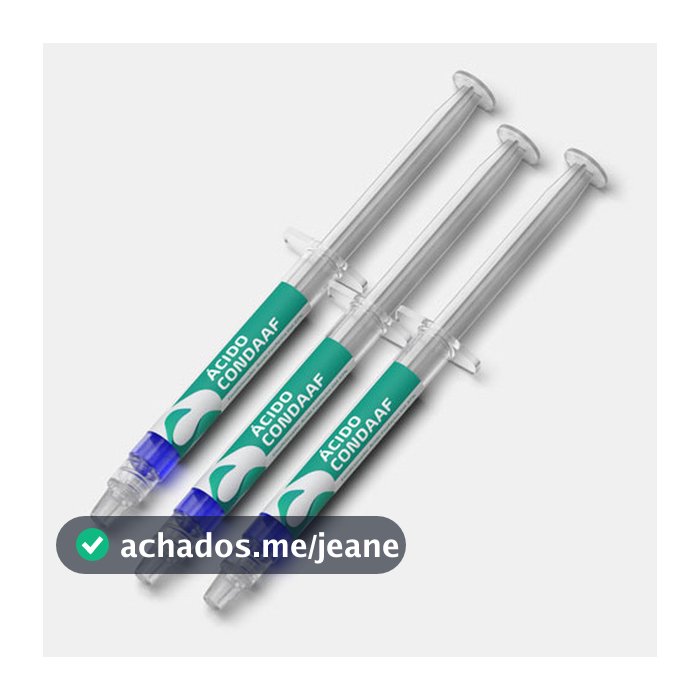 Condicionador Ácido Fosfórico Gel 37% Condaaf Seringa Dental