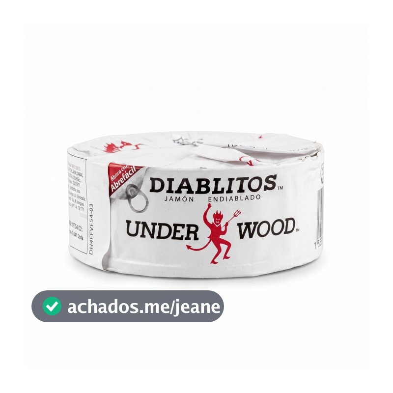 Diablitos Underwood Jamón Endiablado Patê De Presunto Lata 54g