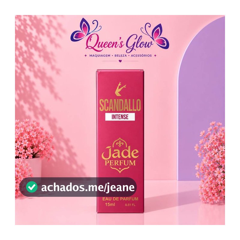 Perfume Scandallo Intense 15ml Parfum - Perfume de Bolsa,Elegância,Alta fixação, longa duração.