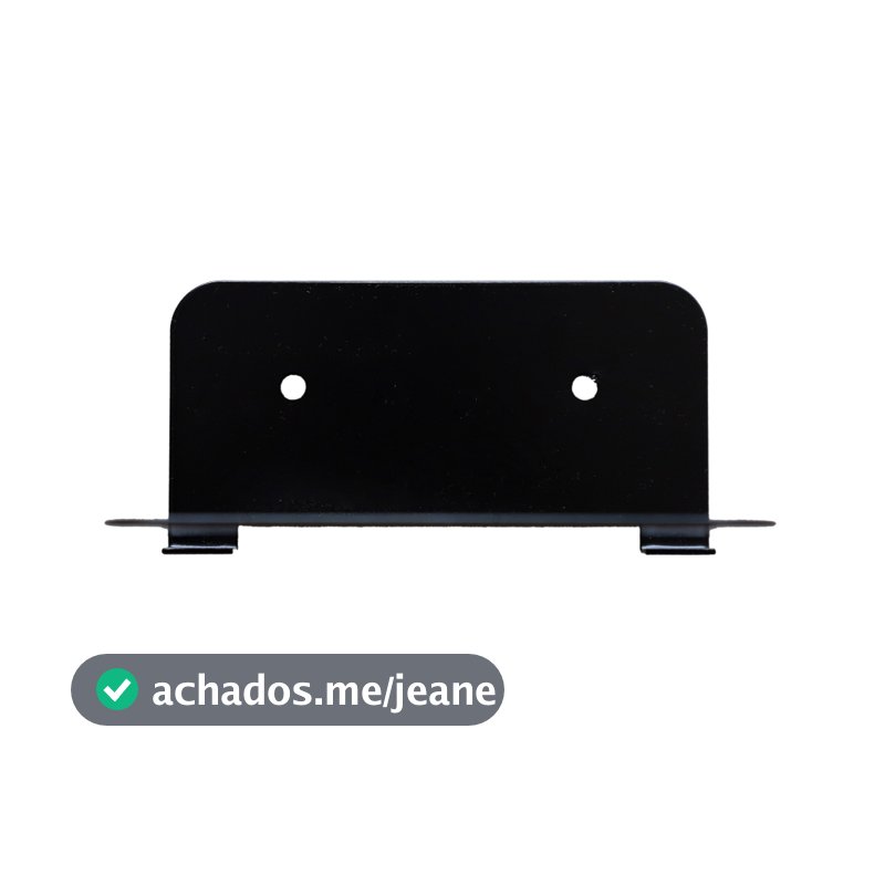 Prateleira Invisível ou Multiuso Para Livros Reforçada de Parede em Aço Carbono Pintura Epóxi Cor Preta