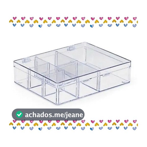 3/12 unid. Caixas Acrilicas  C/divisórias P/ Gin, Brigadeiro,bijus