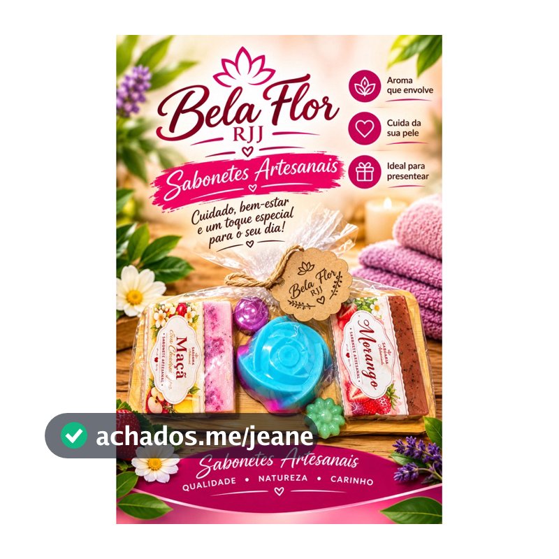 Kit 3 Sabonetes Artesanais